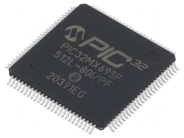 Microcontroler PIC 512kB 80MHz SMD TQFP100-EP 2.3-3.6V