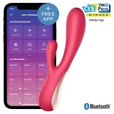 Vibrator Satisfayer Flex Rosu Cu APP
