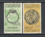 Cehoslovacia.1963 1100 ani Moravia Mare XC.340, Nestampilat
