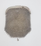 Superb portmoneu vechi din argint manufacturat zale foarte fine, Ornamentale