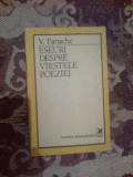 h6 ESEURI DESPRE VARSTELE POEZIEI - V, Fanache