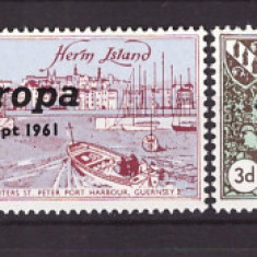 Herm Island 1961 - Europa, supr., serie neuzata