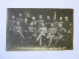 Fotografie originală model carte poștală soldați germani WWI din clubul de la Hohenzollern 1914