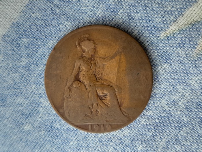 ONE PENNY 1919 - MAREA BRITANIE