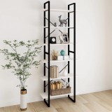 VidaXL Dulap &icirc;nalt, alb, 80x30x210 cm, lemn masiv de pin