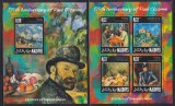 Maldive 2014 - A 175-a aniversare a nașterii lui Paul C&eacute;zanne, Colita + Bloc, MNH