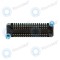 HTC Desire X T328e Conector de cablu flexibil mare, Conector de cablu flexibil Piesă de schimb neagră FLEXC