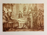 Carte postala ULTIMELE MINUTE DIN VIAȚĂ ALE LUI STEFAN CEL MARE 1504 (gravura!), Necirculata, Fotografie