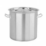 Oala inalta cu capac, uz profesional Yato Gastro capacitate 17 l, 28x28 cm, Inox alimentar