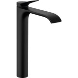 Baterie inalta lavoar, Hansgrohe, Vivenis 250, cu ventil, negru mat