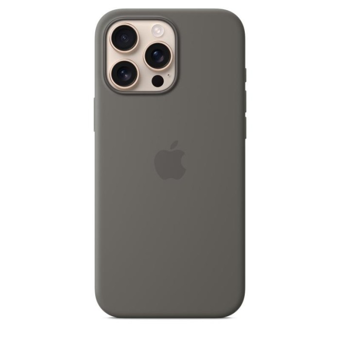 IPHONE 16 PRO MAX SI CASE STONE GRAY-ZML