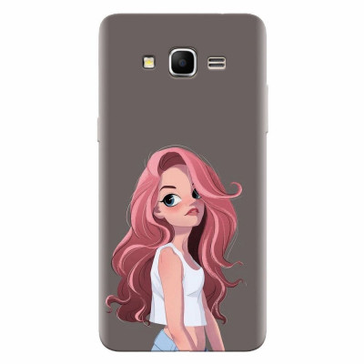 Husa silicon pentru Samsung Grand Prime, Cute Girl foto