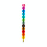 Cumpara ieftin Creion 12 culori Ooly Charm, creioane colorate mini, intercalate, tip bijuterie, 3+