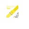 Curea din silicon, compatibila Amazfit 2, telescoape Quick Release, 22mm, Galben