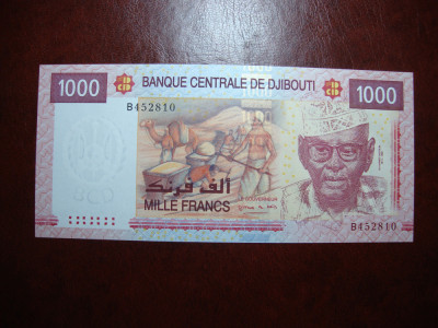 DJIBOUTI 1000 FRANCI UNC foto