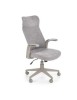 Scaun birou ergonomic HM Arctic, stofa, mecanism de balans, cadru polipropilena, rotatie 360&deg;, 100 kg, gri