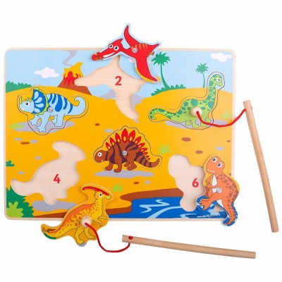 Joc magnetic - Dinozaurii fiorosi PlayLearn Toys foto