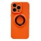 Husa protectie Flippy compatibila cu Apple iPhone 13 Mag Safe Silicone Portocaliu