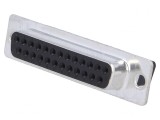 Conector D-Sub 25-Pini Mamă pe Cablu 38,4mm, TE Connectivity