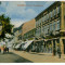 791 - GALATI, str. Domneasca, street stores - old postcard - unused