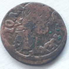 Polonia Lituania 1 Schilling / Szelag 1664 / Varșovia Ioan ll Cazimir Vasa