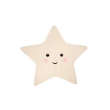 Lampa de veghe de perete, cu led, lumina reglabila si oprire cronometrata, forma stea, Lumilu Silhouette Star, Reer 52177 Children SafetyCare