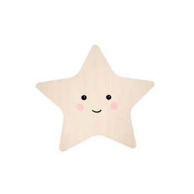 Lampa de veghe de perete, cu led, lumina reglabila si oprire cronometrata, forma stea, Lumilu Silhouette Star, Reer 52177 Children SafetyCare foto