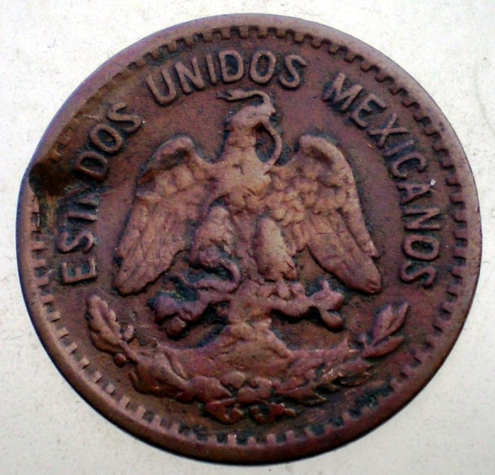 B.583 MEXIC 1 CENTAVO 1938