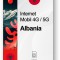 eSIM Internet Albania, valabil 30 zile, trafic Nelimitat