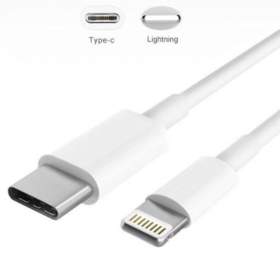 Cablu USB3.1 type C - Apple lightning 1m alb