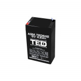 Acumulator AGM VRLA 6V 4,2A dimensiuni 70mm x 48mm x h 101mm F1 TED Battery Expert Holland TED002914 (20), Ted Electric