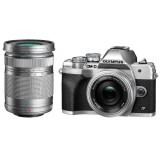 Olympus E-M10 IV 1442 EZ Pancake Double Zoom Kit slv/slv