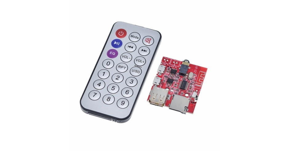 Modul MP3/WAV Bluetooth USB MicroSD Decodor Telecomanda, Redare Audio ...