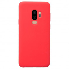 Husa Silicon Samsung S9+ Plus Interior Alcantara Red foto