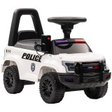 Cumpara ieftin Masinuta electrica de politie Kinderauto Police 30W 6V cu megafon si music player, bluetooth, culoare Alb