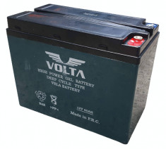 Baterii, acumulatori pentru tricicluri electrice, 12V, 60Ah, VRLA GEL, Volta foto
