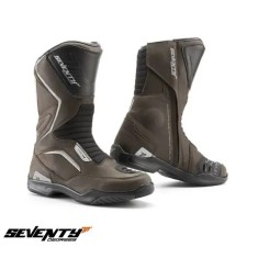 Ghete (cizme) pentru scuter - motocicleta Touring Unisex Seventy model SD-BT2 culoare: maro Maro 36