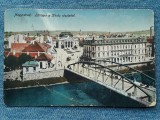 484 - Oradea jud. Bihor / carte postala 1915 / Nagyvarad / podul peste Cris, Necirculata, Fotografie