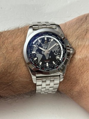 CEAS BREITLING GALACTIC UNITIME SleekT - WB3510 - Cal B35 - 44mm - 8500E ! foto