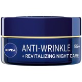 Nivea Revitalizing cremă de noapte anti-&icirc;mbătr&acirc;nire antirid 55+ 50 ml