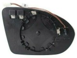 Geam oglinda exterioara cu suport fixare Opel Insignia, 03.2017-, partea Stanga, incalzit; sticla convexa; geam cromat; cu functie de unghi mort, Vie