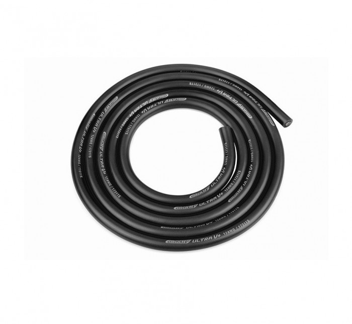 Cablu siliconic multifilar 10AWG 5.26mm2 negru 1m