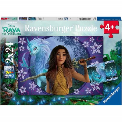 Puzzle Raya Si Ultimul Dragon, 2X24Piese foto