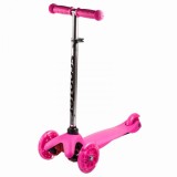 Trotineta Copii cu Roti din Silicon Scooter Roz