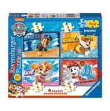 Cumpara ieftin Puzzle Ravensburger Set 4 buc Patrula Catelusilor, 2/3/4/5 piese
