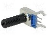 Potentiometru rotativ, 500k&Omega;, fara filet de montare, mono, liniar, 125mW, SR PASSIVES - R9011-2-500K