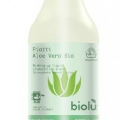 Detergent BIO pentru spalat vase cu aloe vera, 1L - Biolu