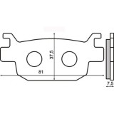 Placute frana sinter Honda Jazz 250 spate Cod Produs: MX_NEW 225102563RM