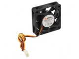 Ventilator DC axial 12V 60x60x15mm 32,7dBA EBR 2,55mmH2O