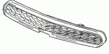 Grila radiator Chevrolet Spark (M300), 2013-2014, superior, crom/negru, 95078754, 250205-4